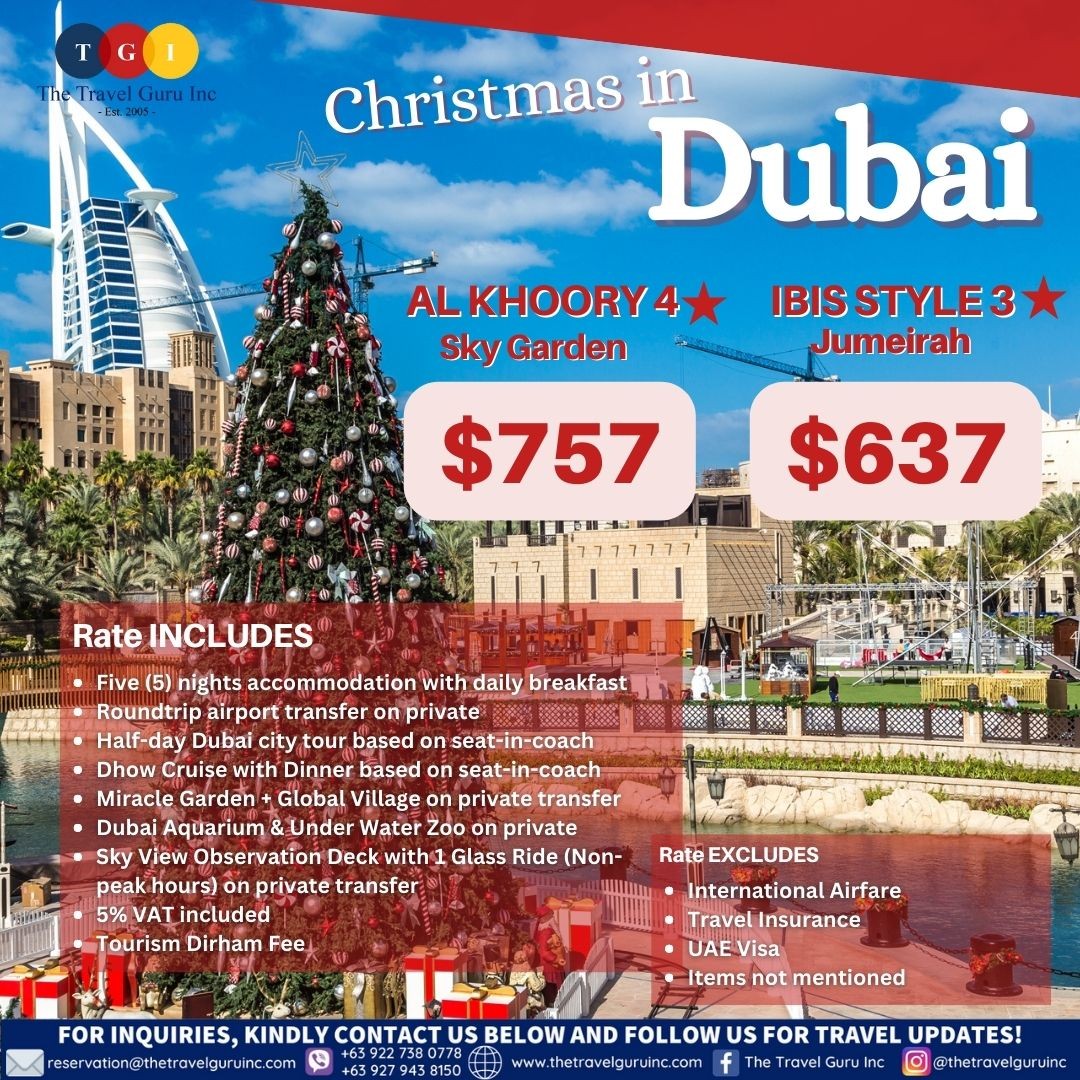 Christmas-In-Dubai – The Travel Guru Inc